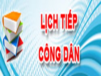 Lịch Tiếp Công Dân